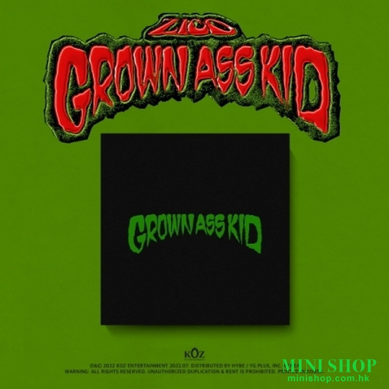 ZICO - GROWN ASS KID (4TH MINI ALBUM)