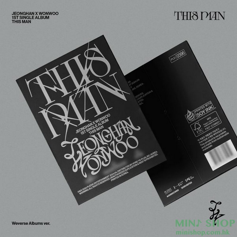 JEONGHANXWONWOO (SEVENTEEN) - 1ST SINGLE ALBUM [THIS MAN]