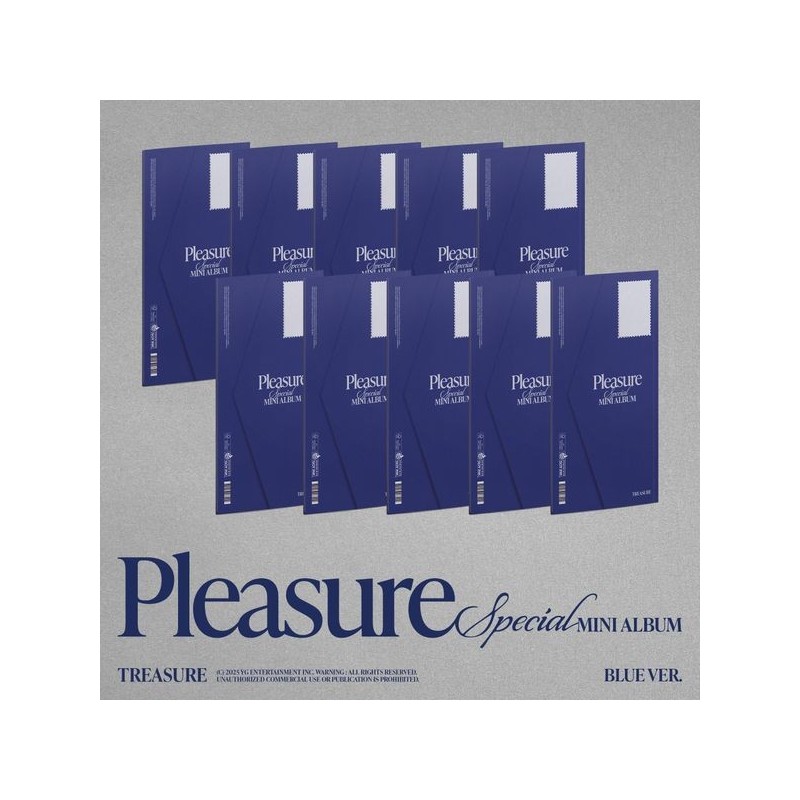 TREASURE - SPECIAL MINI ALBUM [PLEASURE] [BLUE VER.]
