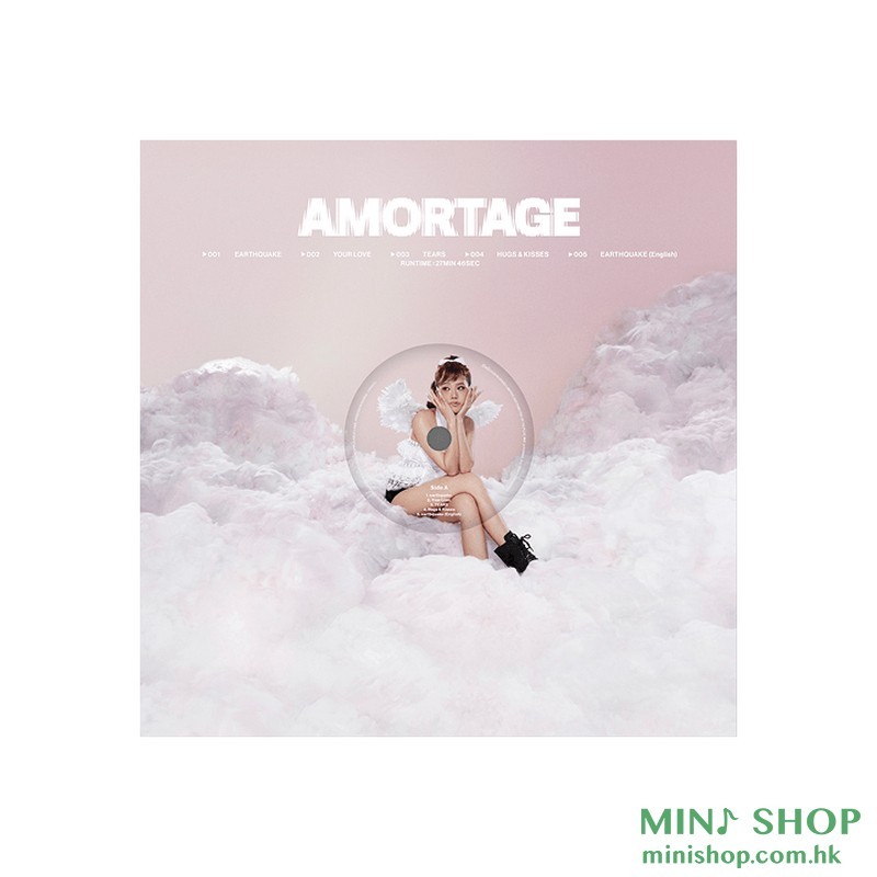JISOO BLACKPINK -  MINI ALBUM [AMORTAGE] VINYL (PINK VER.)