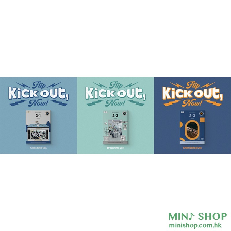 KICKFLIP - 2ND MINI ALBUM [KICK OUT, FLIP NOW!]PB (Random Ver.)