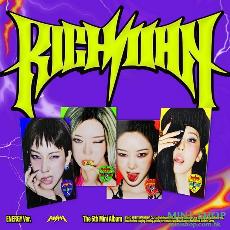 AESPA - 6TH MINI ALBUM [RICH MAN] (ENERGY VER.)(Random Ver.)