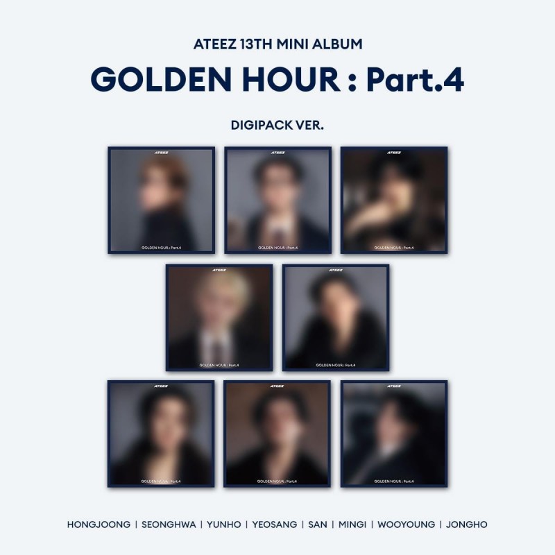 ATEEZ - 13TH MINI ALBUM [GOLDEN HOUR : PART.4] (DIGIPACK VER.)(Random Ver.)