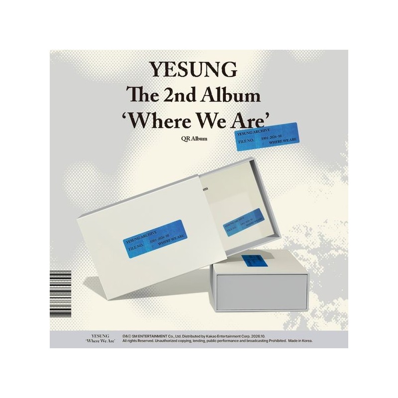 藝聲 YESUNG - 2ND ALBUM [WHERE WE ARE] (QR VER.)