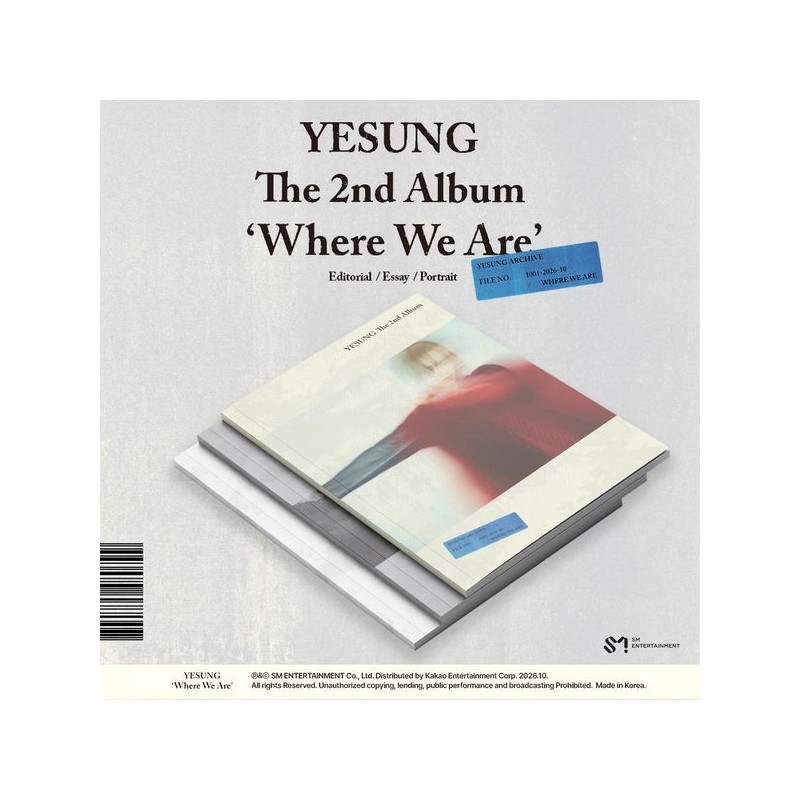 藝聲 YESUNG - 2ND ALBUM [WHERE WE ARE] (PHOTOBOOK VER.)
