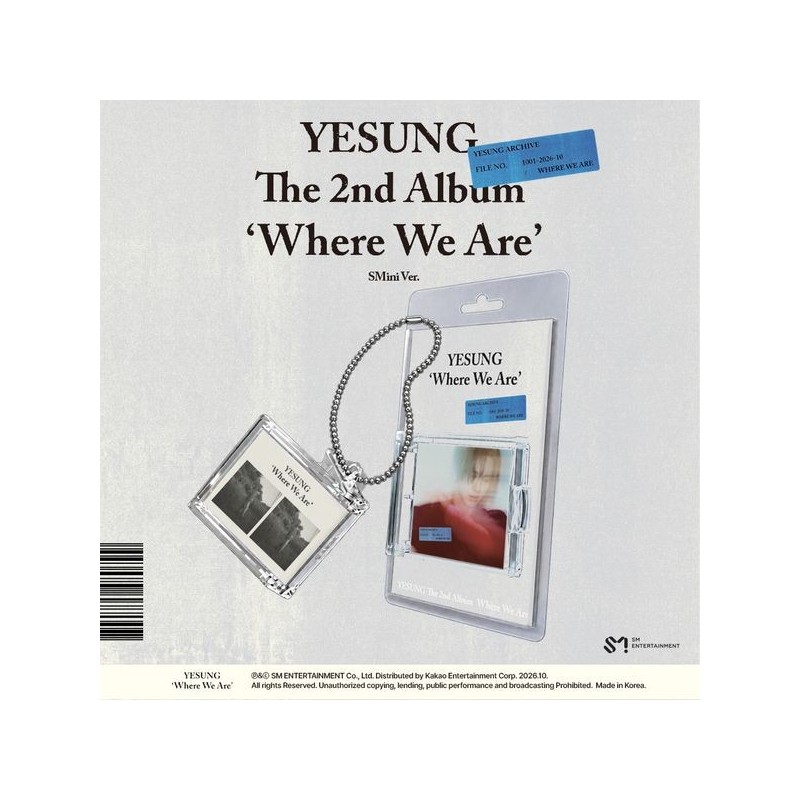 藝聲 YESUNG - 2ND ALBUM [WHERE WE ARE] (SMINI VER.)