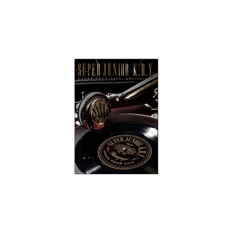 SUPER JUNIOR-K.R.Y.　LIVE DVD&Blu-ray「SUPER JUNIOR-K.R.Y. JAPAN TOUR 2015 ～phonograph～」12月2日リリース決定!!