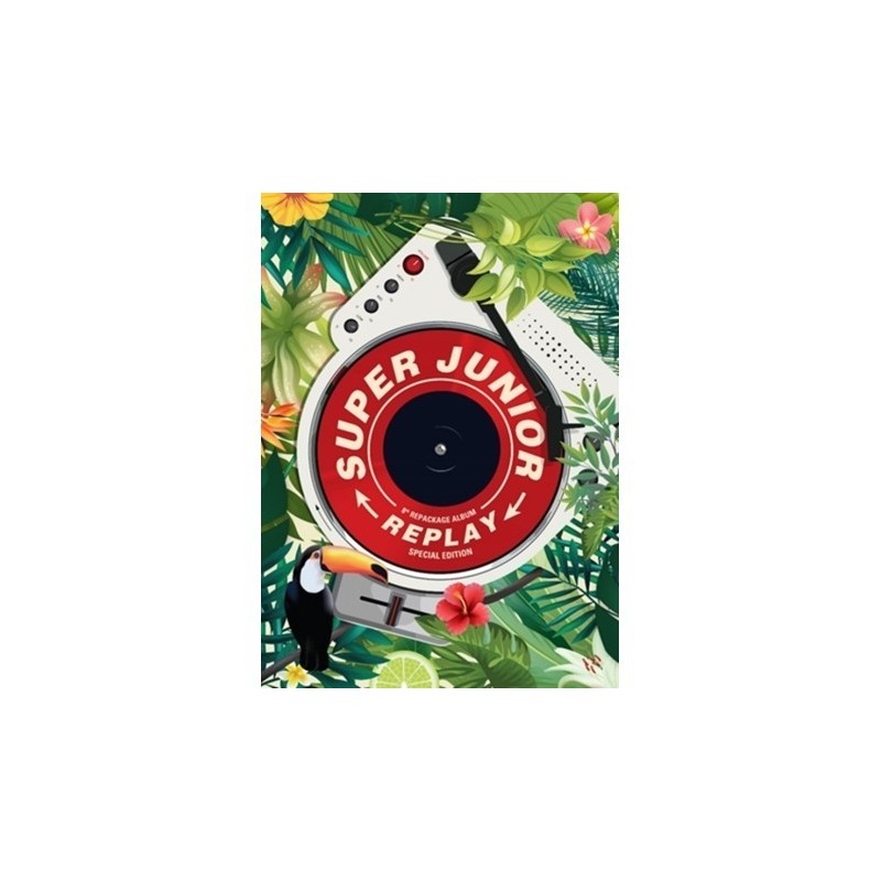 SUPER JUNIOR 8th Repackage Album [REPLAY] 韓版(特別版)