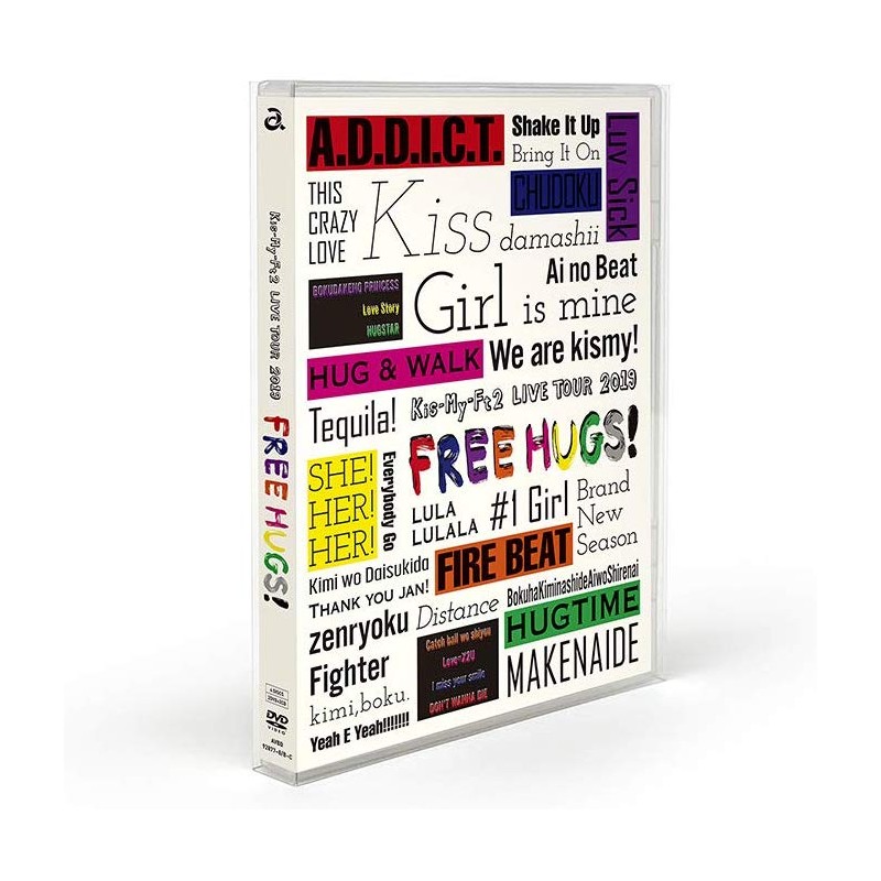 KIS-MY-FT2 - LIVE TOUR 2019 FREE HUGS! DVD+CD