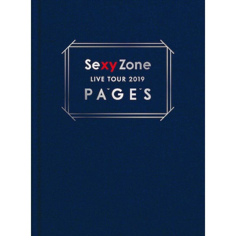 SEXY ZONE LIVE TOUR 2021 PAGES BLU-RAY+PHOTOBOOK