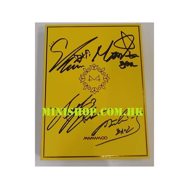 簽名版 MAMAMOO - YELLOW FLOWER (6TH MINI ALBUM)