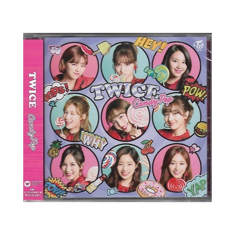 TWICE JAPAN 2nd SINGLE『Candy Pop』日版 通常盤