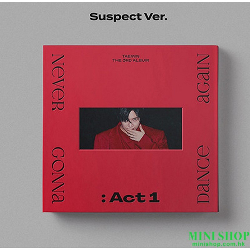 [紅色、Suspect ver] TAEMIN 泰民- NEVER GONNA DANCE AGAIN : ACT 1