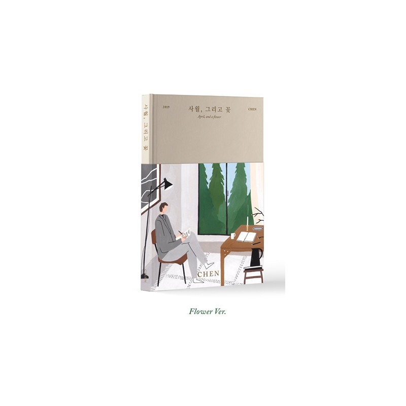 CHEN - APRIL, AND FLOWER (1ST MINI ALBUM) FLOWER VER.