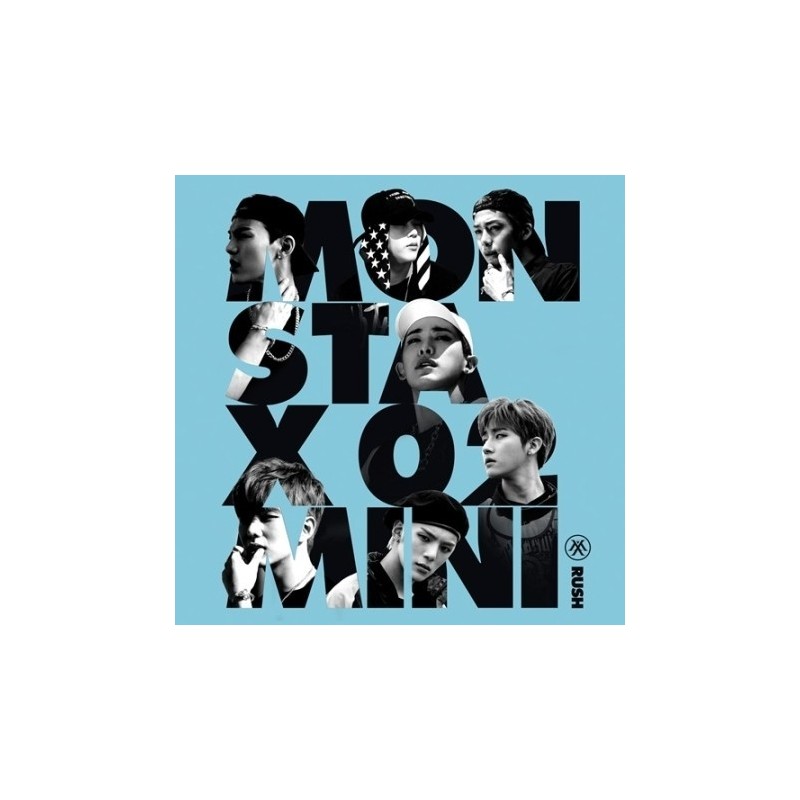 MONSTA X 第二迷你專輯RUSH 獨家限量親筆簽名進口版(Secret花絮寫真版)