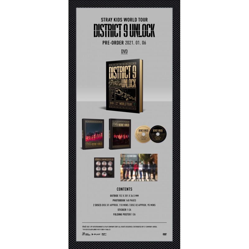 STRAY KIDS - WORLD TOUR (DISTRICT 9 : UNLOCK) IN SEOUL DVD (2 DISC) STRAY KIDS - WORLD TOUR (DISTRICT 9 : UNLOCK) IN SEOUL DVD (2 DISC)