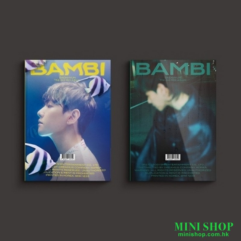 伯賢 BAEK HYUN -  BAMBI (3RD MINI ALBUM) (PHOTO BOOK VER.)