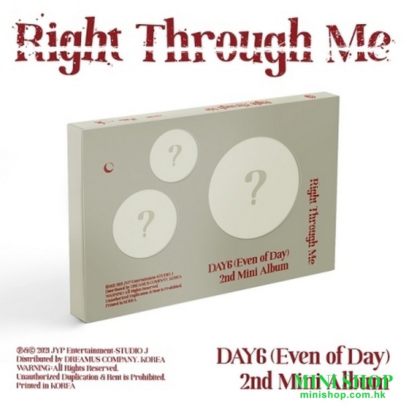 DAY6 (EVEN OF DAY) - RIGHT THROUGH ME
