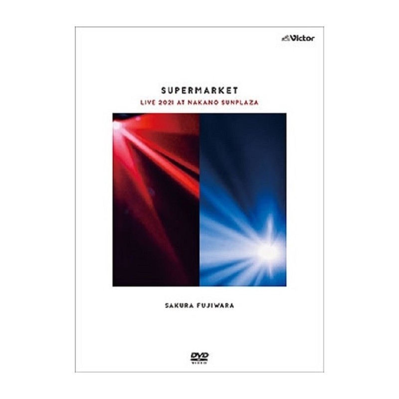 DVD SAKURA FUJIWARA - SUPERMARKET - LIVE 2021 AT NAKANO SUNPLAZA