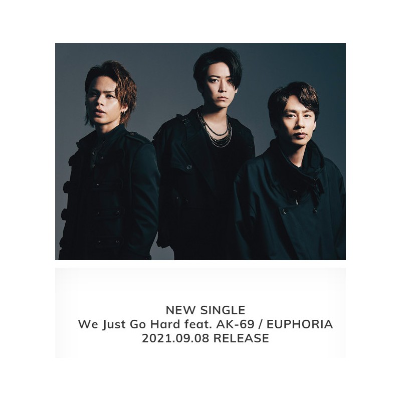 初回盤2【CD+BD】KAT-TUN  We Just Go Hard feat. AK-69 / Euphoria