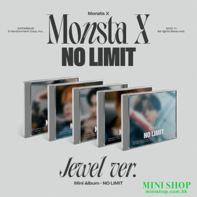 隨機版本 MONSTA X - NO LIMIT (10TH MINI ALBUM) JEWEL VER.