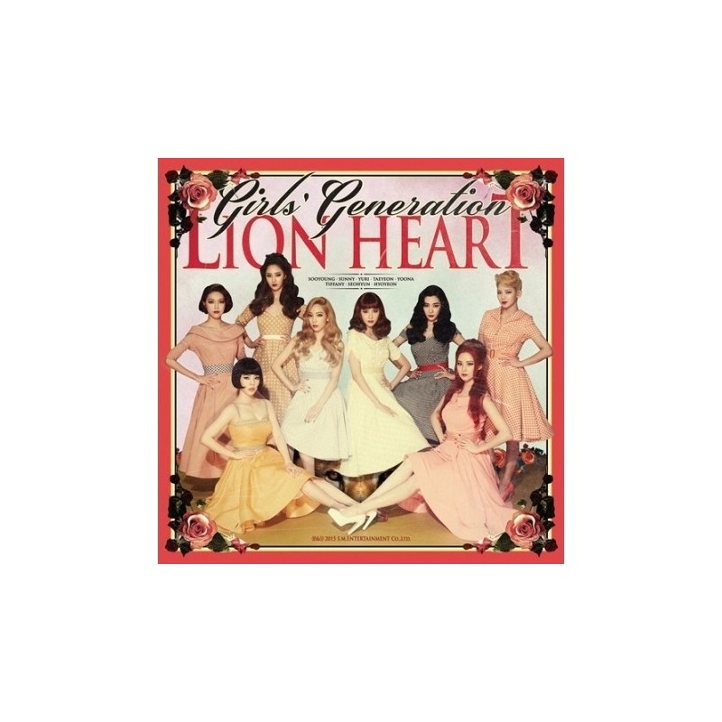 台版 CD+DVD 少女時代／GIRLS' GENERATION Lion Heart 台灣獨家盤 CD+DVD